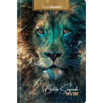 Bíblia sagrada nvi - Letra gigante - leão estrelas: Sua bíblia para leitura sempre