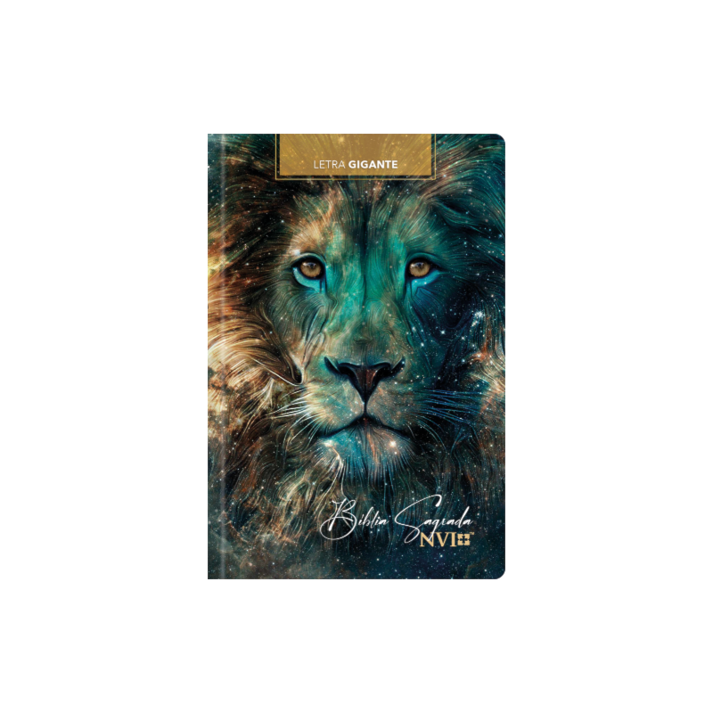 Bíblia sagrada nvi - Letra gigante - leão estrelas: Sua bíblia para leitura sempre
