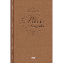 Bíblia Sagrada Nvi - Marrom: Muito prática e bonita - Com as palavras de Jesus em vermelho