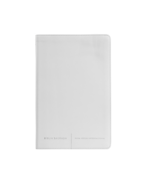 BÍBLIA SAGRADA NVI SLIM, CAPA LUXO BRANCA