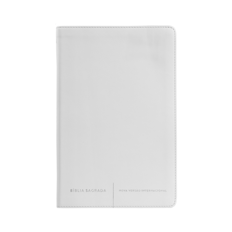 BÍBLIA SAGRADA NVI SLIM, CAPA LUXO BRANCA