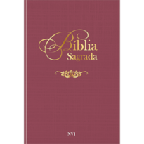 Bíblia Sagrada NVI - Vinho: Muito prática e bonita - Com as palavras de Jesus em vermelho