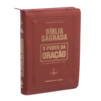 BÍBLIA SAGRADA - O PODER DA ORAÇÃO CARAMELO SEM BORDA