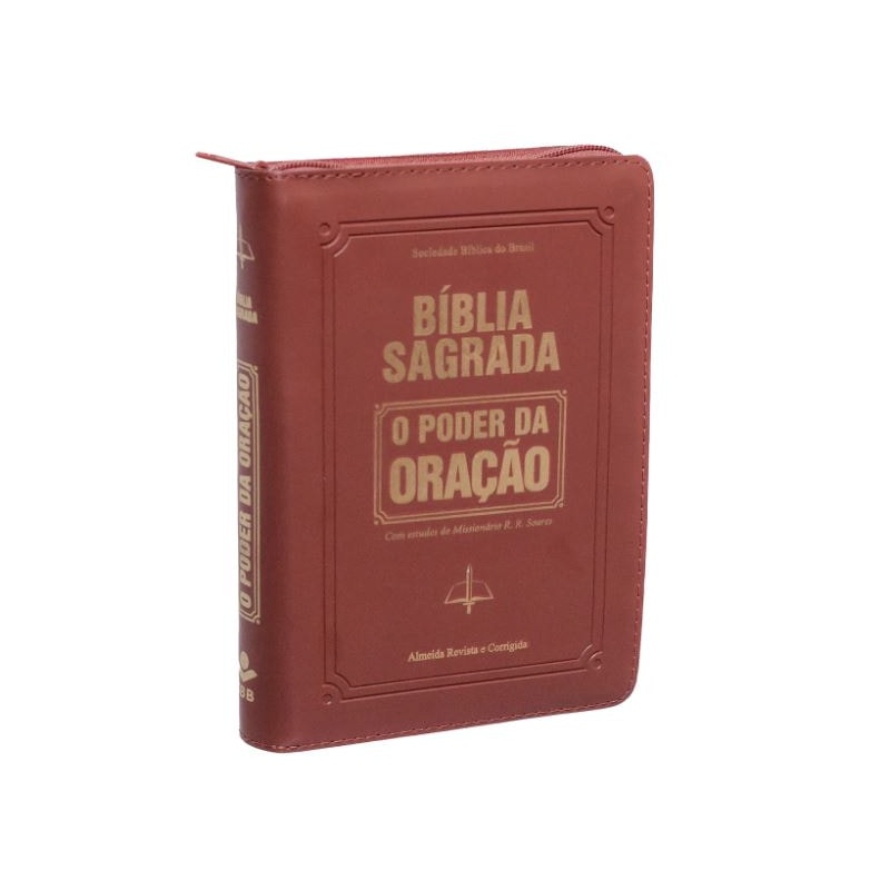 BÍBLIA SAGRADA - O PODER DA ORAÇÃO CARAMELO SEM BORDA