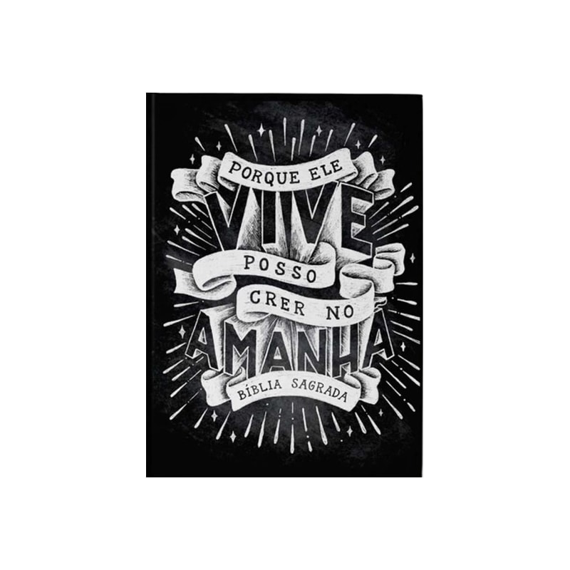 BÍBLIA SAGRADA - PORQUE ELE VIVE POSSO CRER NO AMANHÃ