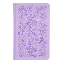 BÍBLIA SAGRADA SLIM ACF, LUXO, COURO-SOFT SOBRE CAPA DURA, LAVANDA, JARDIM