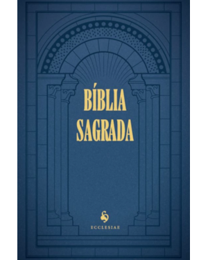 BÍBLIA SAGRADA - TRADUÇÃO DO PE. MANUEL DE MATOS SOARES (CAPA AZUL)