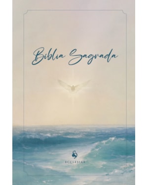 BÍBLIA SAGRADA - TRADUÇÃO DO PE. MANUEL DE MATOS SOARES (CAPA MAR AZUL)