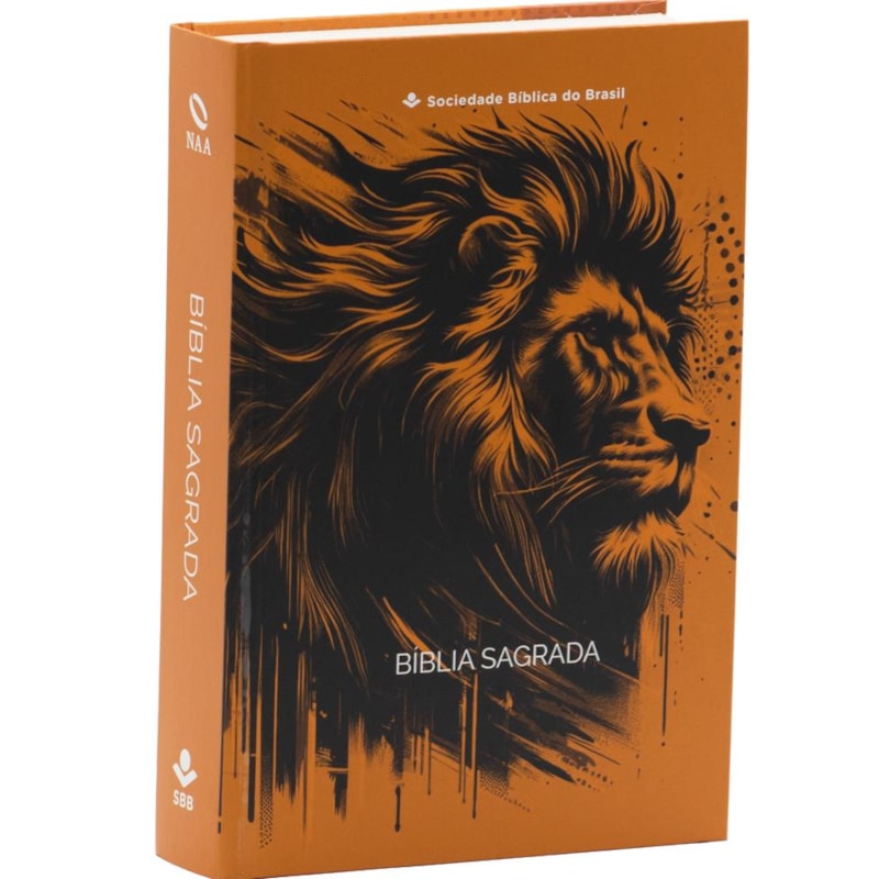BÍBLIA SEMEAR NAA, LETRA REGULAR, CAPA DURA LARANJA: NOVA TRADUÇÃO NA LINGUAGEM DE HOJE (NTLH)