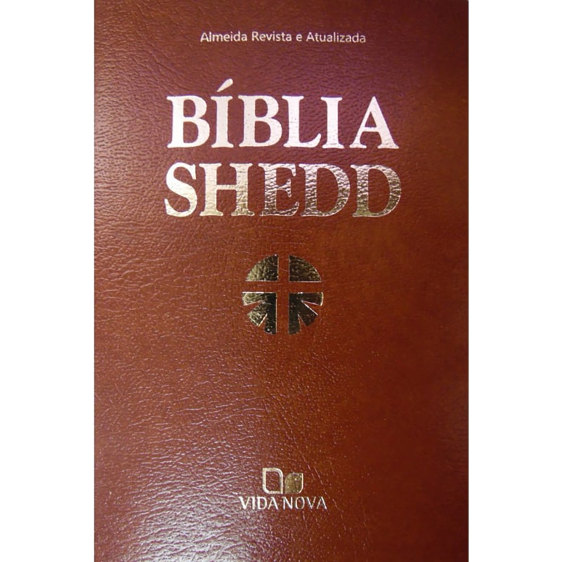 BÍBLIA SHEDD - LUXO - COVERTEX MARROM