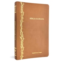 BÍBLIA SLIM ARC CAPA LUXO CARAMELO