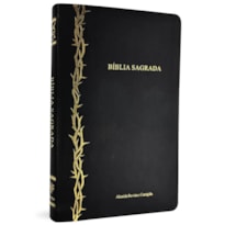 BÍBLIA SLIM ARC CAPA LUXO PRETA