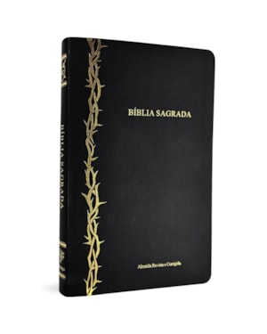 BÍBLIA SLIM ARC CAPA LUXO PRETA