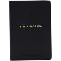 BÍBLIA SLIM NAA, LETRA REGULAR, COM PALAVRAS DE JESUS DESTACADAS, CAPA COURO SINTÉTICO PRETA: NOVA ALMEIDA ATUALIZADA (NAA)