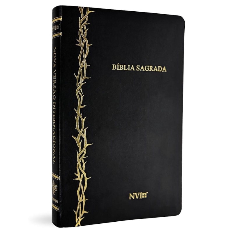 BÍBLIA SLIM NVI CAPA LUXO PRETA