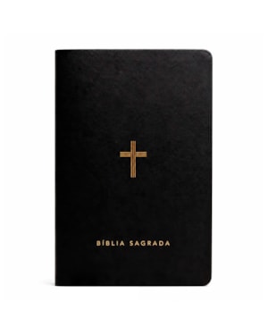Bíblia Slim NVI | Poder da Cruz | Capa Luxo Preta