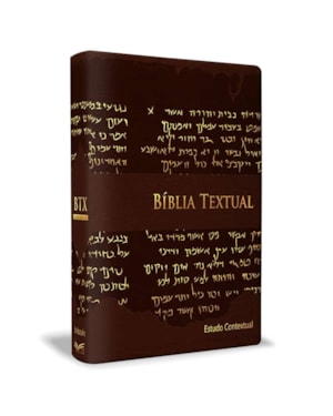 BÍBLIA TEXTUAL - LUXO MARROM