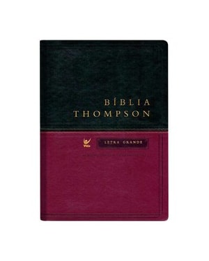 Bíblia Thompson - AEC - Letra grande - Verde e Vinho - Com Índice
