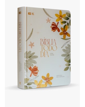 Bíblia Todo Dia Letra Grande: Capa Floral