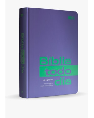 Bíblia Todo Dia Letra Grande: Capa Roxa