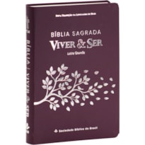 BÍBLIA VIVER E SER NTLH, LETRA GRANDE, CAPA SEMIFLEXÍVEL VINHO: NOVA TRADUÇÃO NA LINGUAGEM DE HOJE (NTLH)