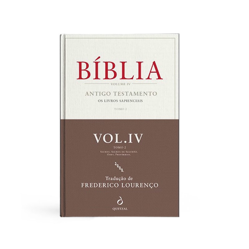 BÍBLIA VOL. IV -  TOMO II - ANTIGO TESTAMENTO - OS LIVROS SAPIENCIAIS