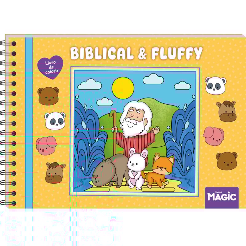 BIBLICAL AND FLUFFY BEIGE - LIVRO DE COLORIR