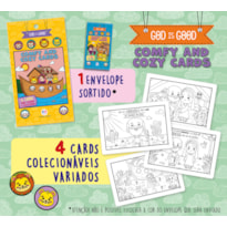 Bíblico - Comfy and Cozy 4 Cards para colorir e colecionar