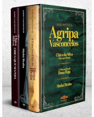 BIBLIOTECA AGRIPA VASCONCELOS - BOX COM 3 LIVROS