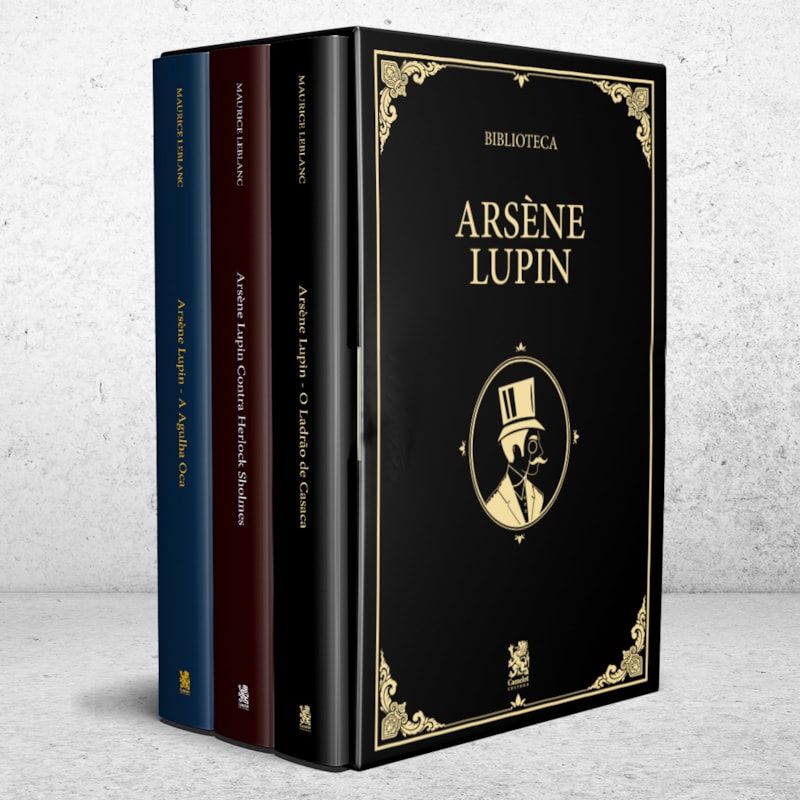 BIBLIOTECA ARSÈNE LUPIN VOLUME 01 - BOX COM 3 LIVROS
