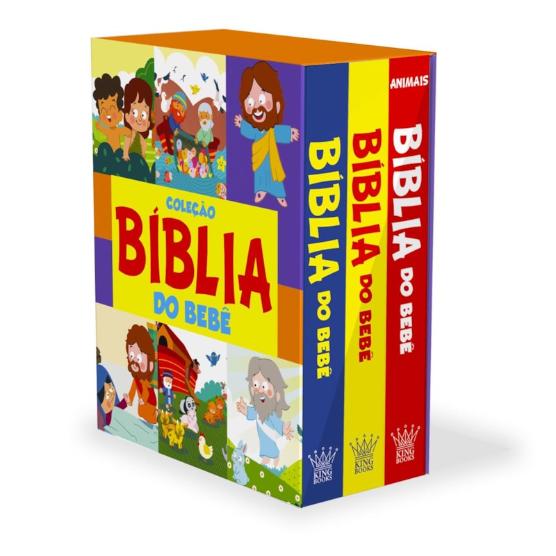 BIBLIOTECA BÍBLIA DO BEBÊ VOL. 1 - BOX COM 3 LIVRINHOS