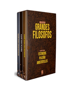 BIBLIOTECA CAFÉ COM OS FILÓSOFOS - BOX COM 3 LIVROS