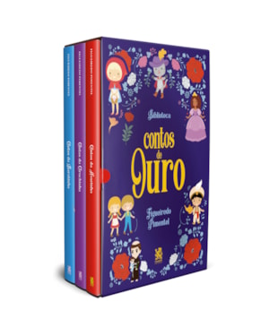 BIBLIOTECA CONTOS DE OURO - FIGUEIREDO PIMENTEL - BOX COM 3 LIVROS
