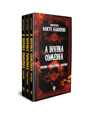 BIBLIOTECA DANTE ALIGHIERI - A DIVINA COMÉDIA | EDIÇÃO DE LUXO - BOX COM 3 LIVROS