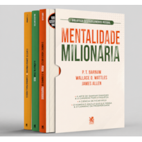 BIBLIOTECA DESENVOLVIMENTO PESSOAL MENTALIDADE MILIONÁRIA - BOX COM 3 LIVROS