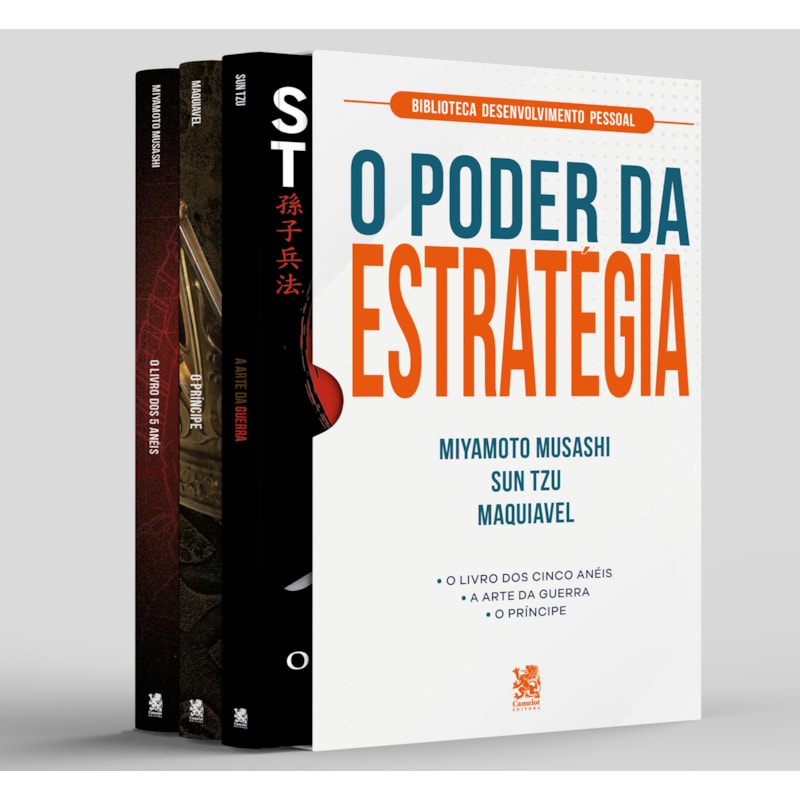 BIBLIOTECA DESENVOLVIMENTO PESSOAL - O PODER DA ESTRATÉGIA | BOX COM 3 LIVROS
