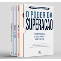 BIBLIOTECA DESENVOLVIMENTO PESSOAL: O PODER DA SUPERAÇÃO - BOX COM 3 LIVROS