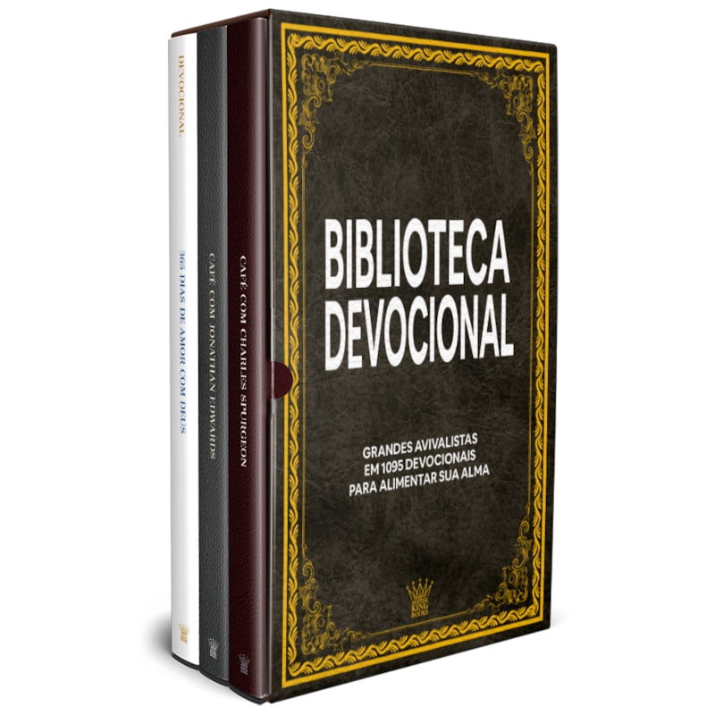 BIBLIOTECA DEVOCIONAL COM GRANDES PREGADORES - BOX COM 3 LIVROS
