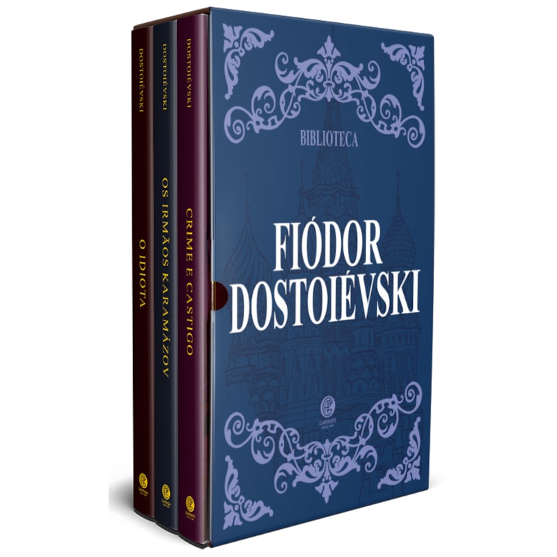 BIBLIOTECA DOSTOIÉVSKI - BOX COM 3 LIVROS - EDIÇÃO DE LUXO