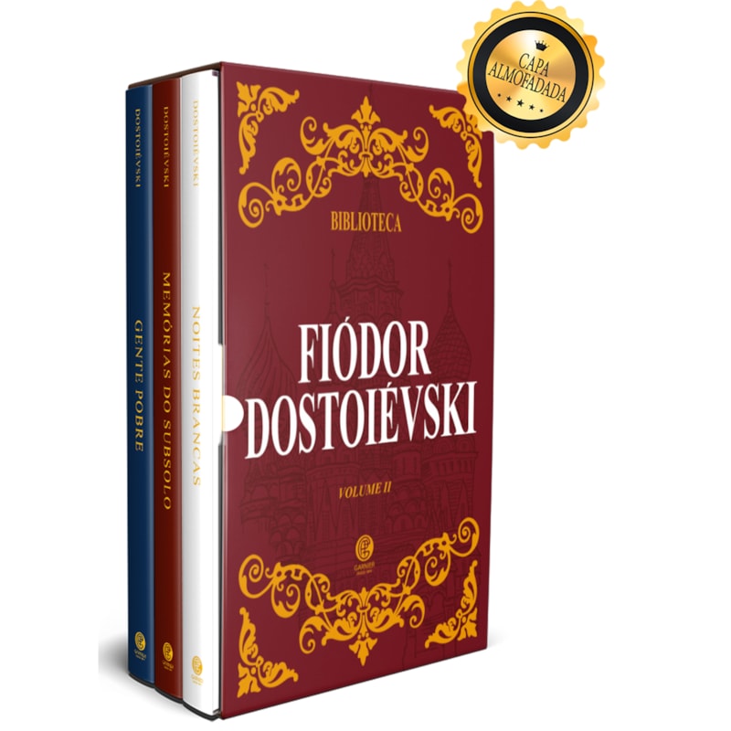 BIBLIOTECA DOSTOIÉVSKI VOLUME II - BOX COM 3 LIVROS - EDIÇÃO DE LUXO