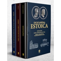 BIBLIOTECA ESTOICA - BOX COM 3 LIVROS - EDIÇÃO DE LUXO ALMOFADADA