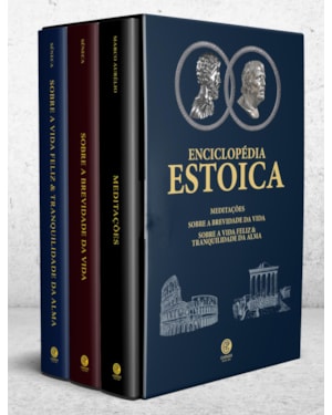 BIBLIOTECA ESTOICA - BOX COM 3 LIVROS - EDIÇÃO DE LUXO ALMOFADADA