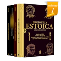 BIBLIOTECA ESTOICA: GRANDES MESTRES VOLUME I - BOX COM 4 LIVROS