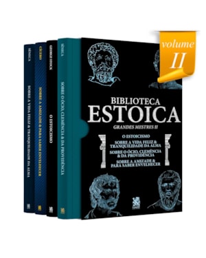 BIBLIOTECA ESTOICA: GRANDES MESTRES VOLUME II - BOX COM 4 LIVROS