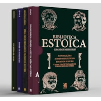 BIBLIOTECA ESTOICA: GRANDES MESTRES VOLUME III - BOX COM 4 LIVROS