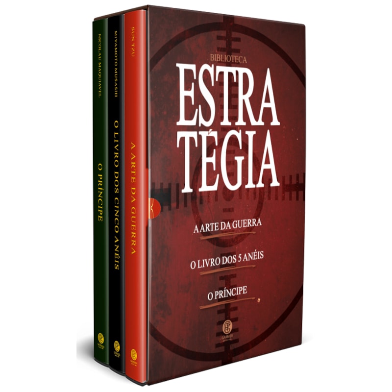 BIBLIOTECA ESTRATÉGIA - BOX COM 3 LIVROS - EDIÇÃO DE LUXO
