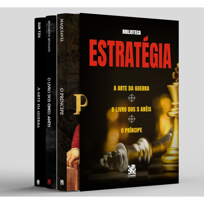 BIBLIOTECA ESTRATÉGIA - BOX COM 3 LIVROS - VERSÃO POCKET