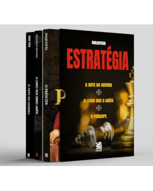 BIBLIOTECA ESTRATÉGIA - BOX COM 3 LIVROS - VERSÃO POCKET