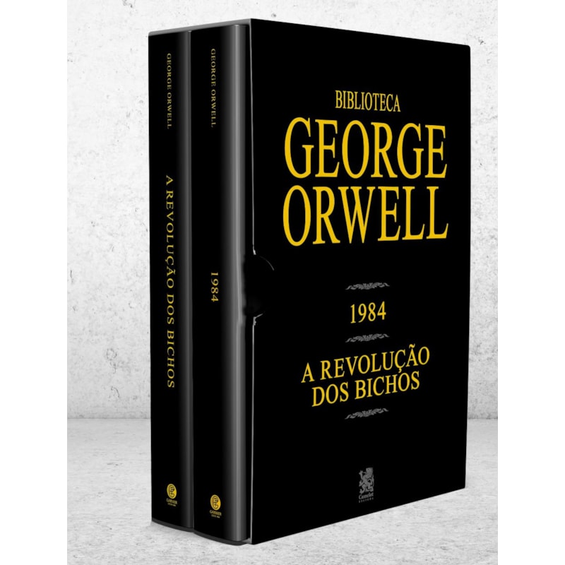 BIBLIOTECA GEORGE ORWELL - BOX COM 02 LIVROS - EDIÇÃO DE LUXO