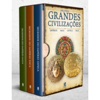 BIBLIOTECA GRANDES CIVILIZAÇÕES - BOX COM 3 LIVROS